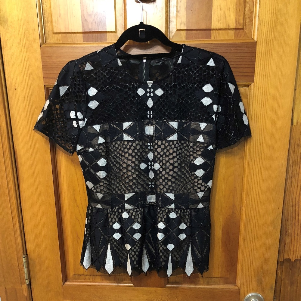 Black Lace Shirt